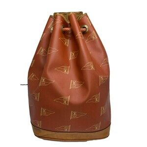 Authentic Louis Vuitton LV Saint Tropez M80026 Red PVC Shoulder Bag France